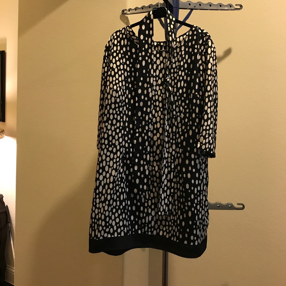Worthington Black and White Shift Dress