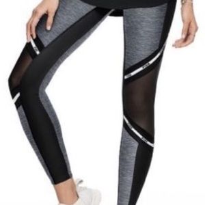 Victoria's Secret Pink Gray Mesh Leggings