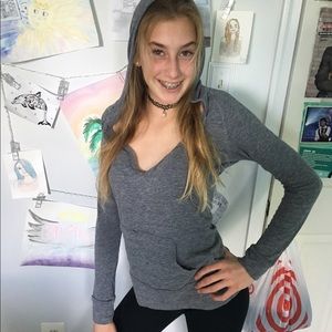 Grey Lightweight Hoodie