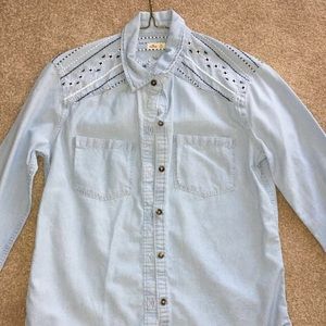 Never Worn Hollister Button Down