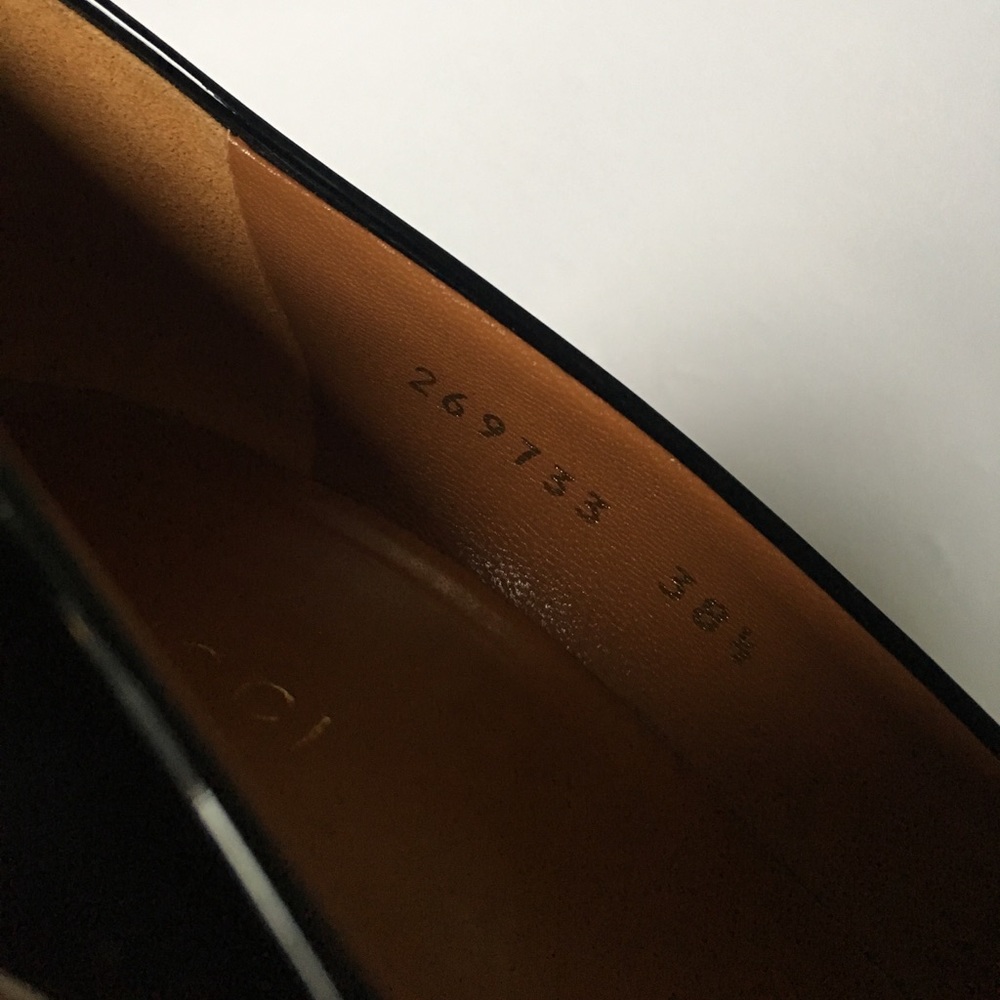 GUCCI Vernice Betty Platform Patent Black Leather - Picture 7 of 7