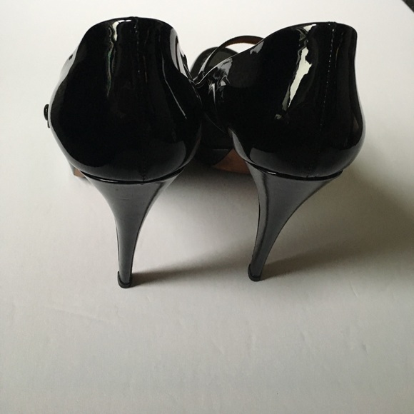 GUCCI Vernice Betty Platform Patent Black Leather - Picture 4 of 7