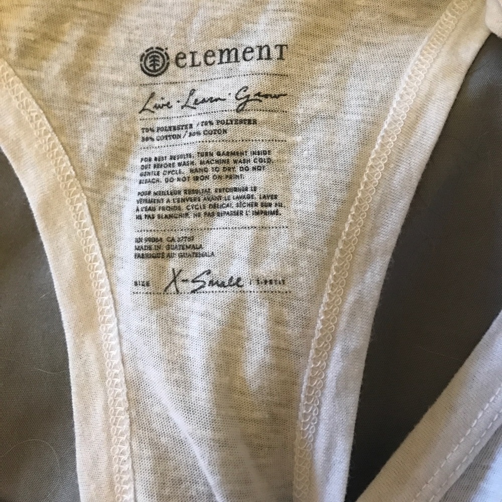 XS- Element- Racerback/Muscle Tee Shirt - Picture 5 of 5