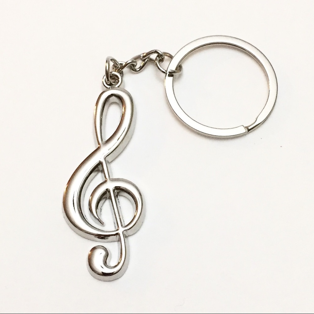 Treble Clef Key Chain