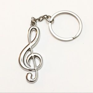 Treble Clef Key Chain