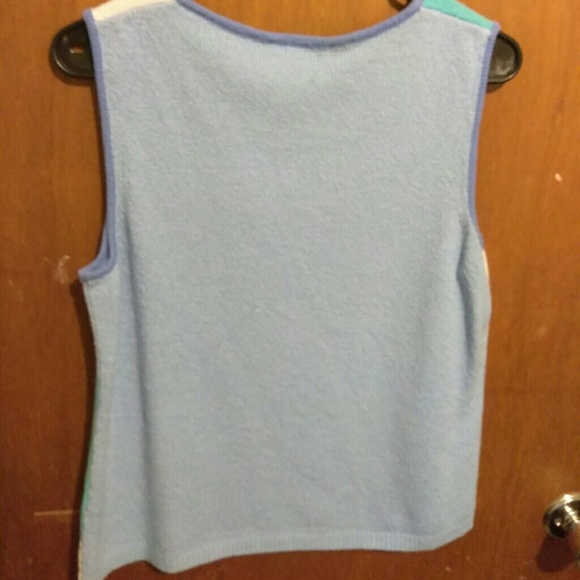 🍒3/$15🍒Geometric sweater top size LG - Picture 4 of 6