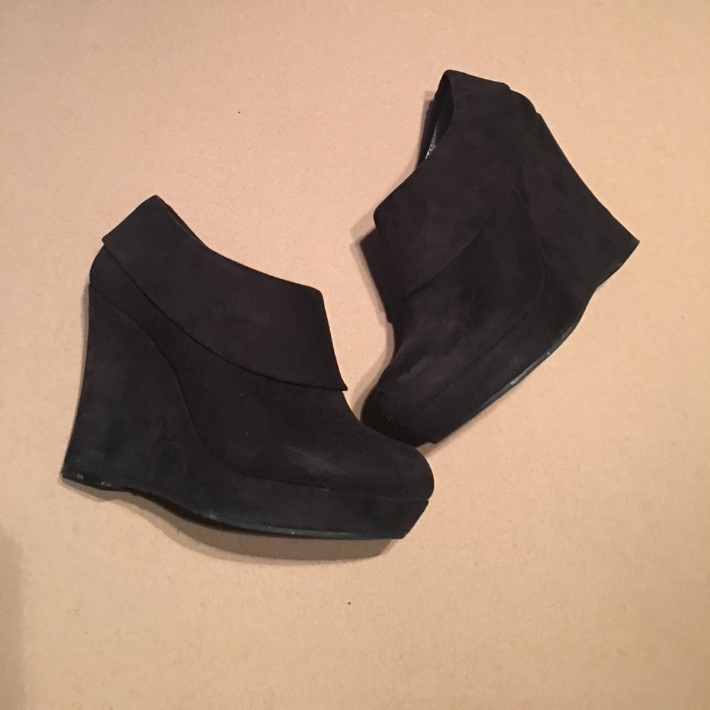 Black Suede Ankle Boots