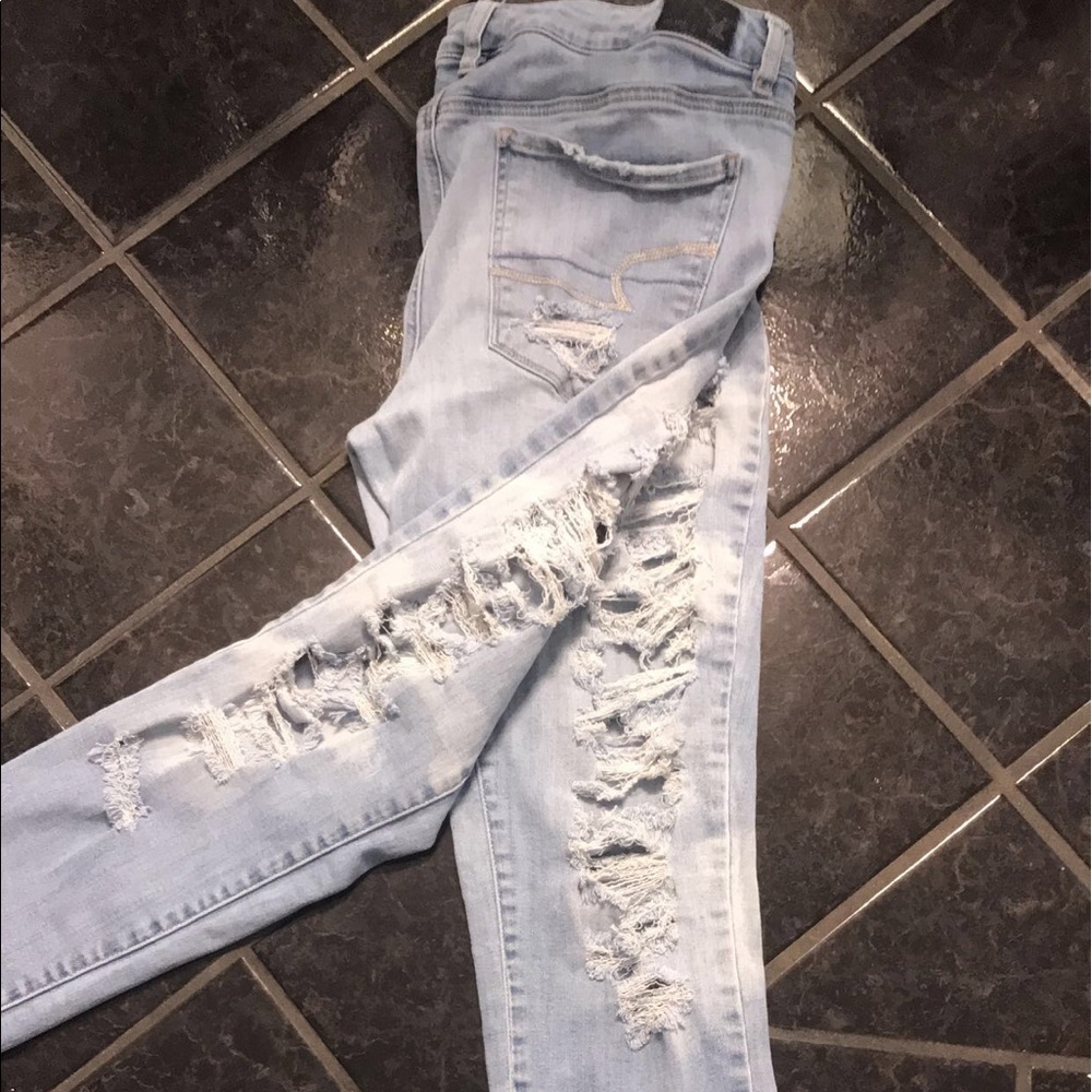 American eagle skinny jeans size 14