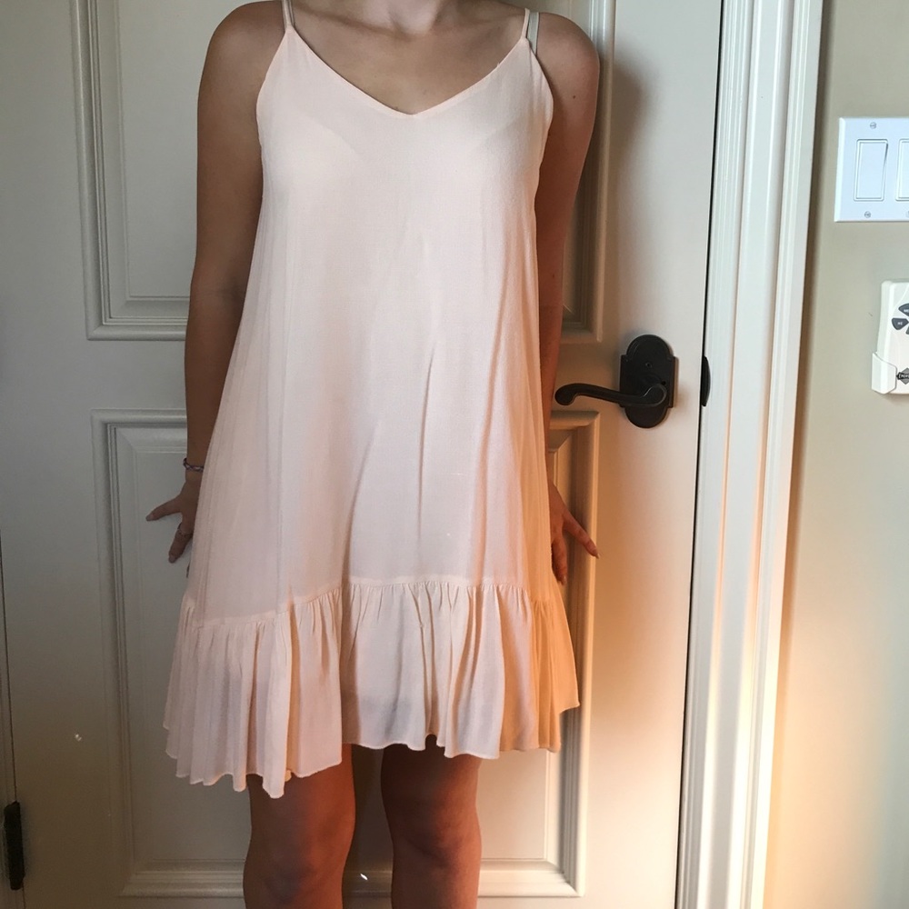 Pink babydoll dress