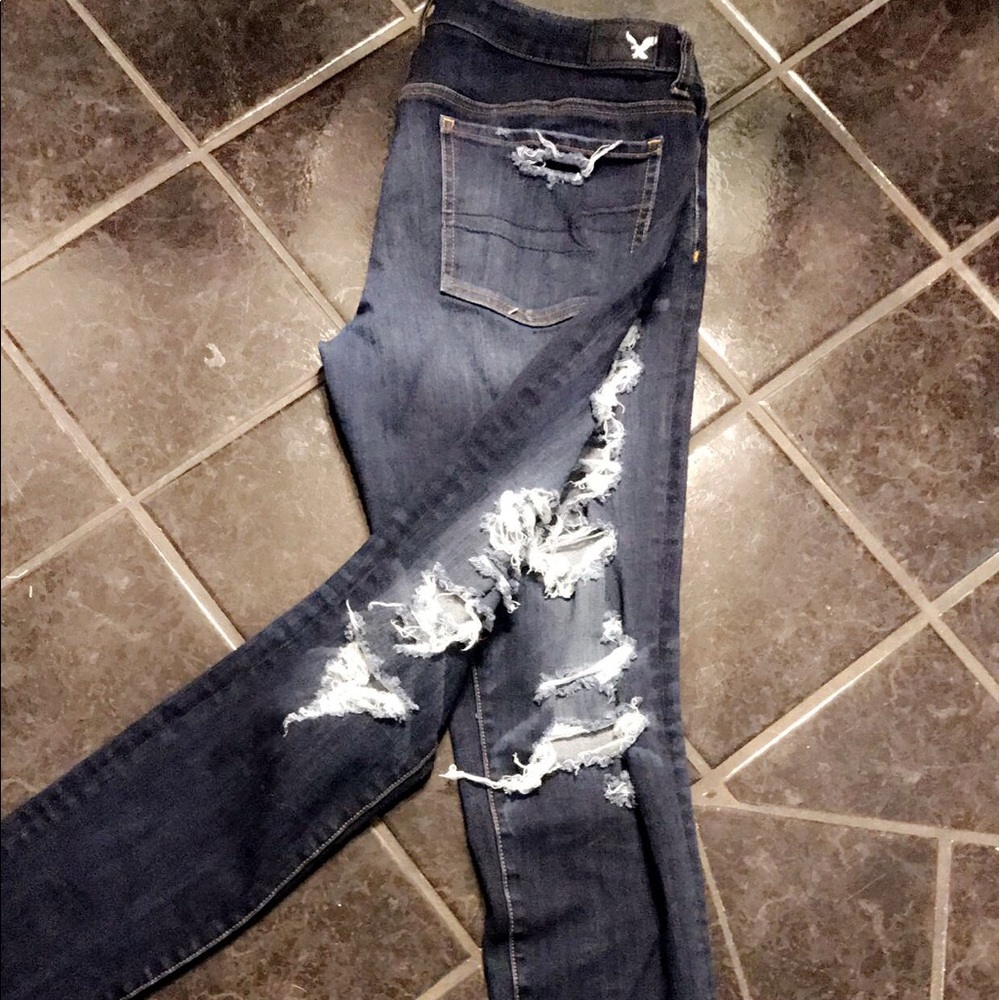 American eagle skinny jeans size 14