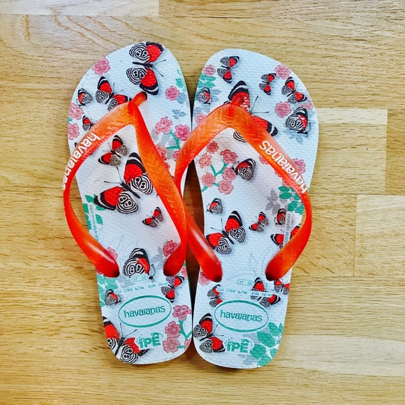 Butterfly havaiana flip flops - Picture 2 of 2