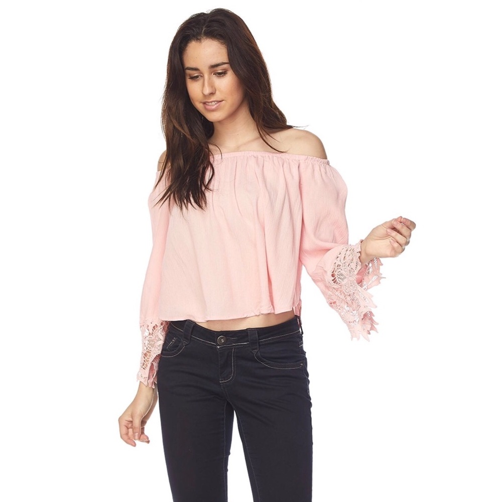 Off The Shoulder Lace Top