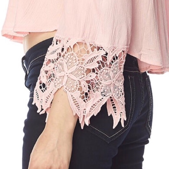Off The Shoulder Lace Top - Picture 5 of 5
