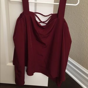 Cold shoulder blouse