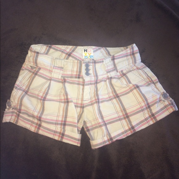 Roxy Pants - ROXY Cute Plaid Summer Shorts ☀️