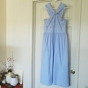 H&M ruffled strap dress