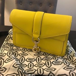 Rebecca Minkoff crossbody - yellow & gold