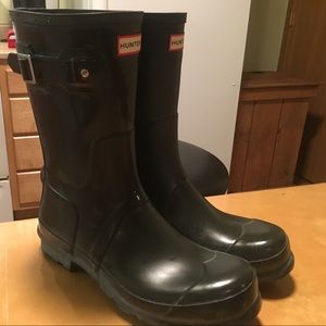 Men's Olive Tall Hunter Boots