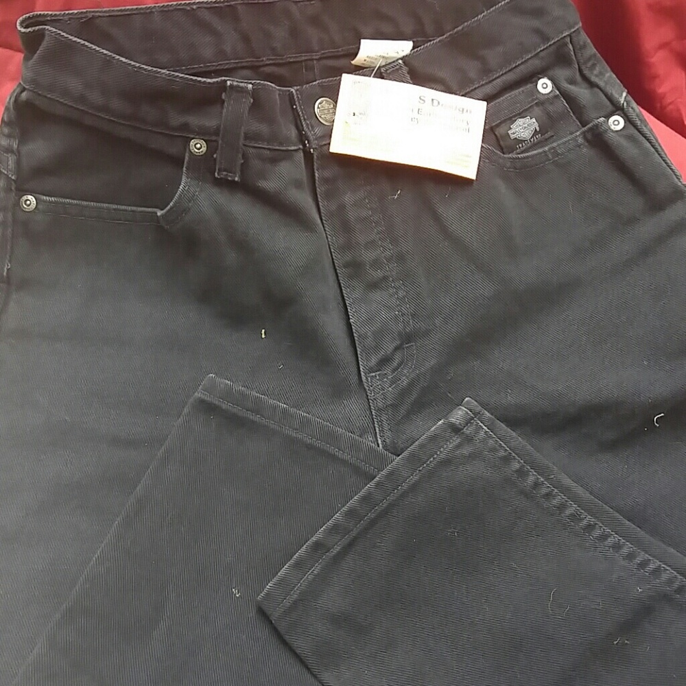 Black classic Harley Davidson Jeans
