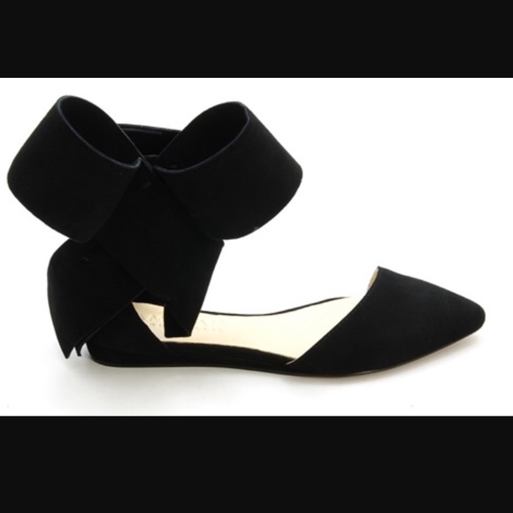 BOW FLAT – AMINAH ABDUL JILLIL Aminah Abdul Jillil black bow flats