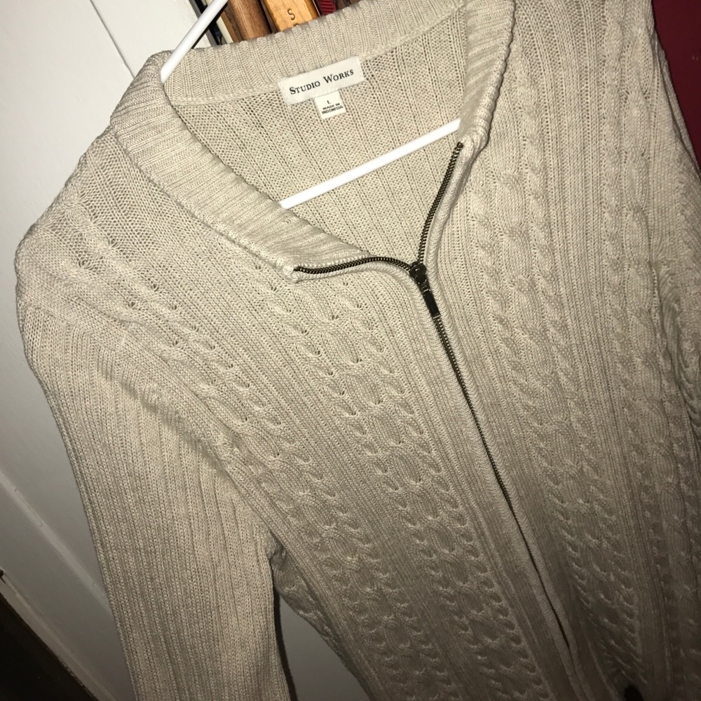 Studio Works cream sweater