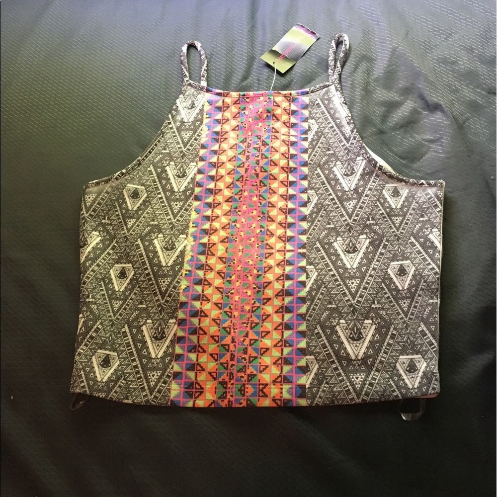 Colorful Material girl Top