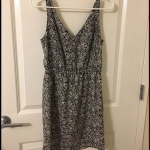 Loft Black and White Sundress