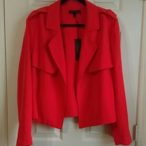 Orange casual jacket