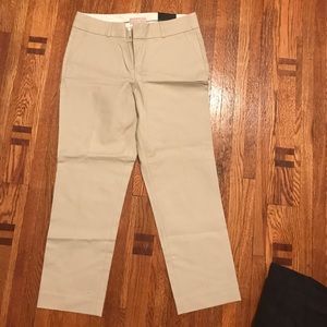 Khaki ankle length pants