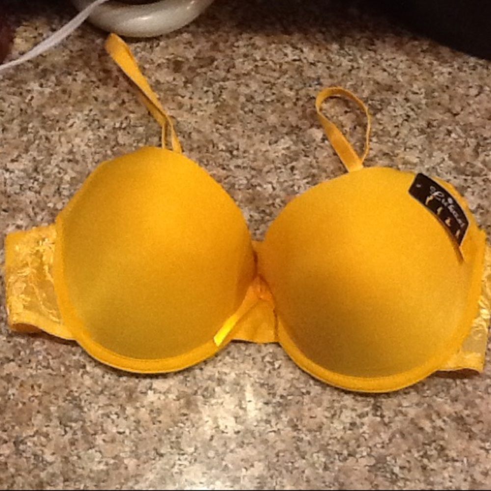 Brand new 40D gold bra