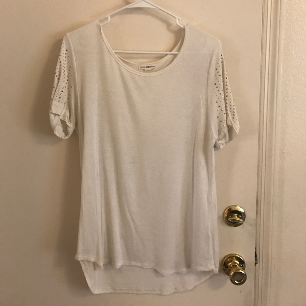 Large- Zenana Outfitters- Gold Studded Tunic/Tee
