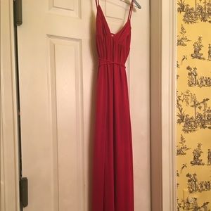 Laundry red maxi dress