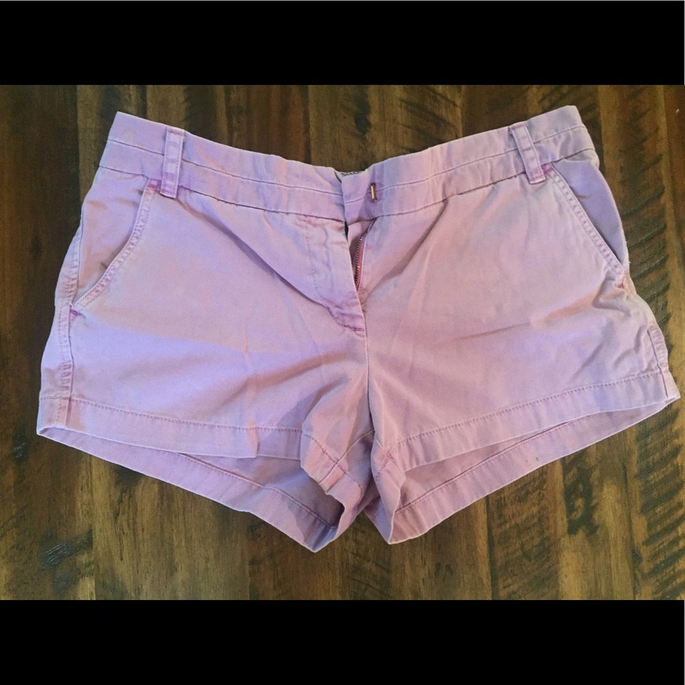 J Crew lavender chinos size 10, 3" inseam