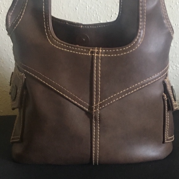 Handbags - Levis NWOT Genuine Brown Leather Basket Tote