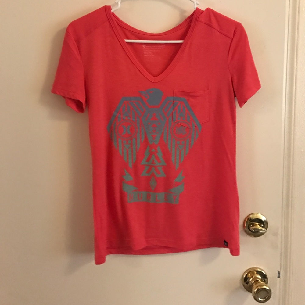XS- HURLEY- Pink T-Shirt