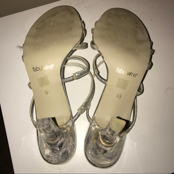 Silver Sparkly Heels - Picture 3 of 4