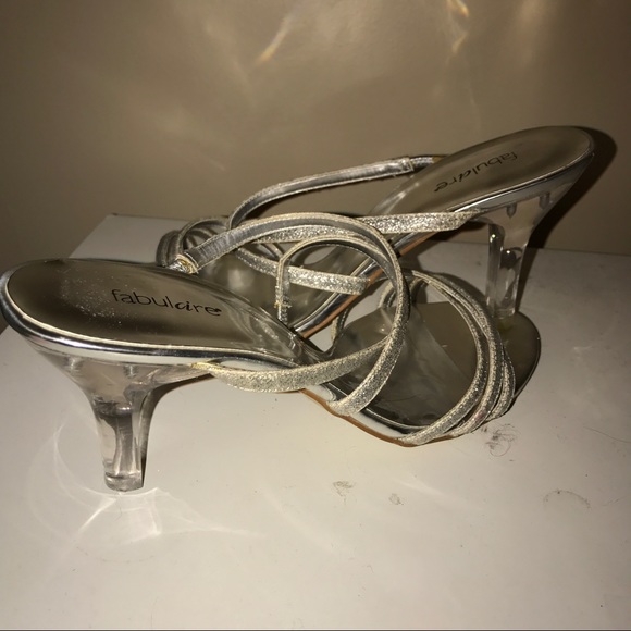 Silver Sparkly Heels - Picture 4 of 4