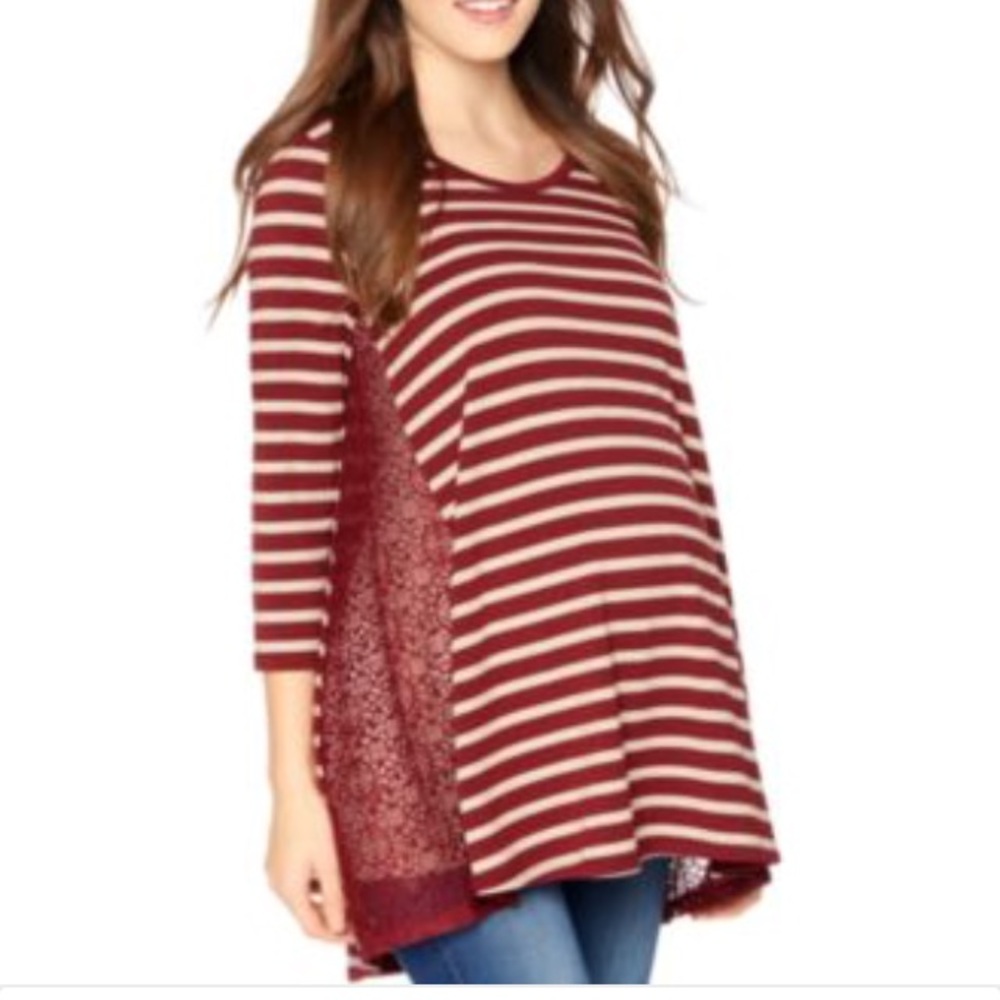 🎈Motherhood maternity striped tunic