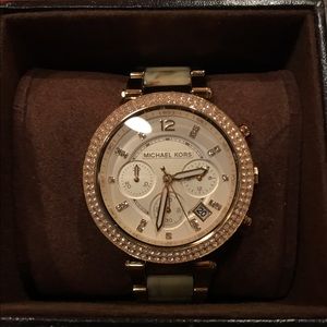 Michel Kors chronograph Park stainless Steel