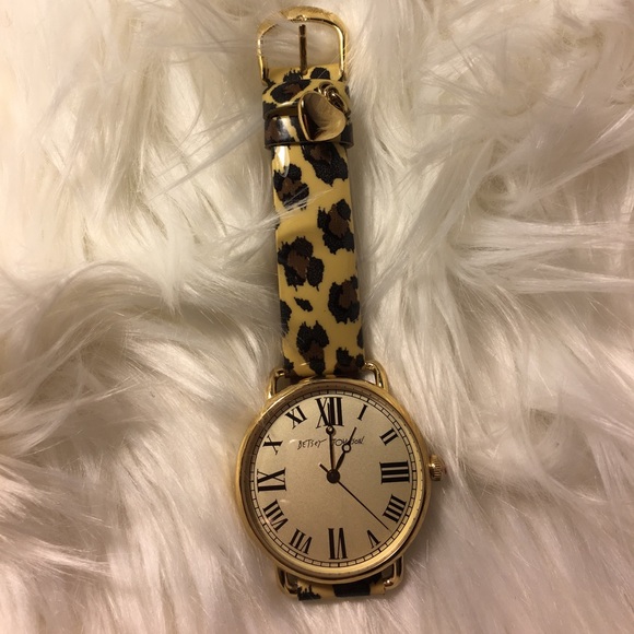 Betsy Johnson leopard watch main image 7