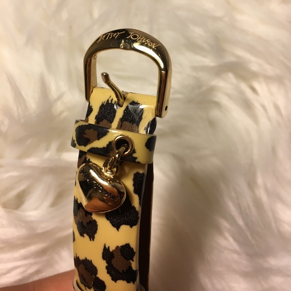 Betsy Johnson leopard watch main image 5