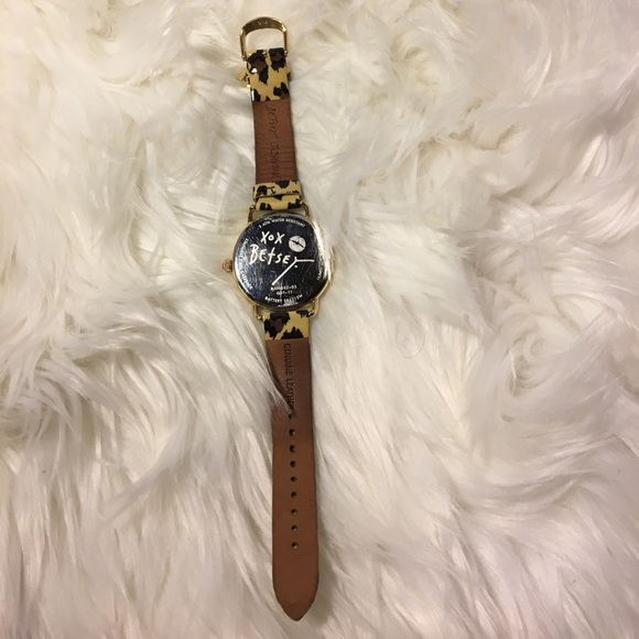 Betsy Johnson leopard watch main image 4