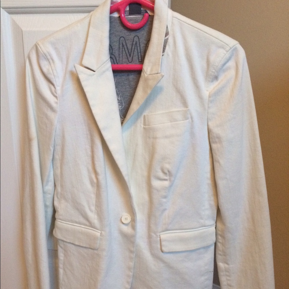 Cream blazer Armani Exchange