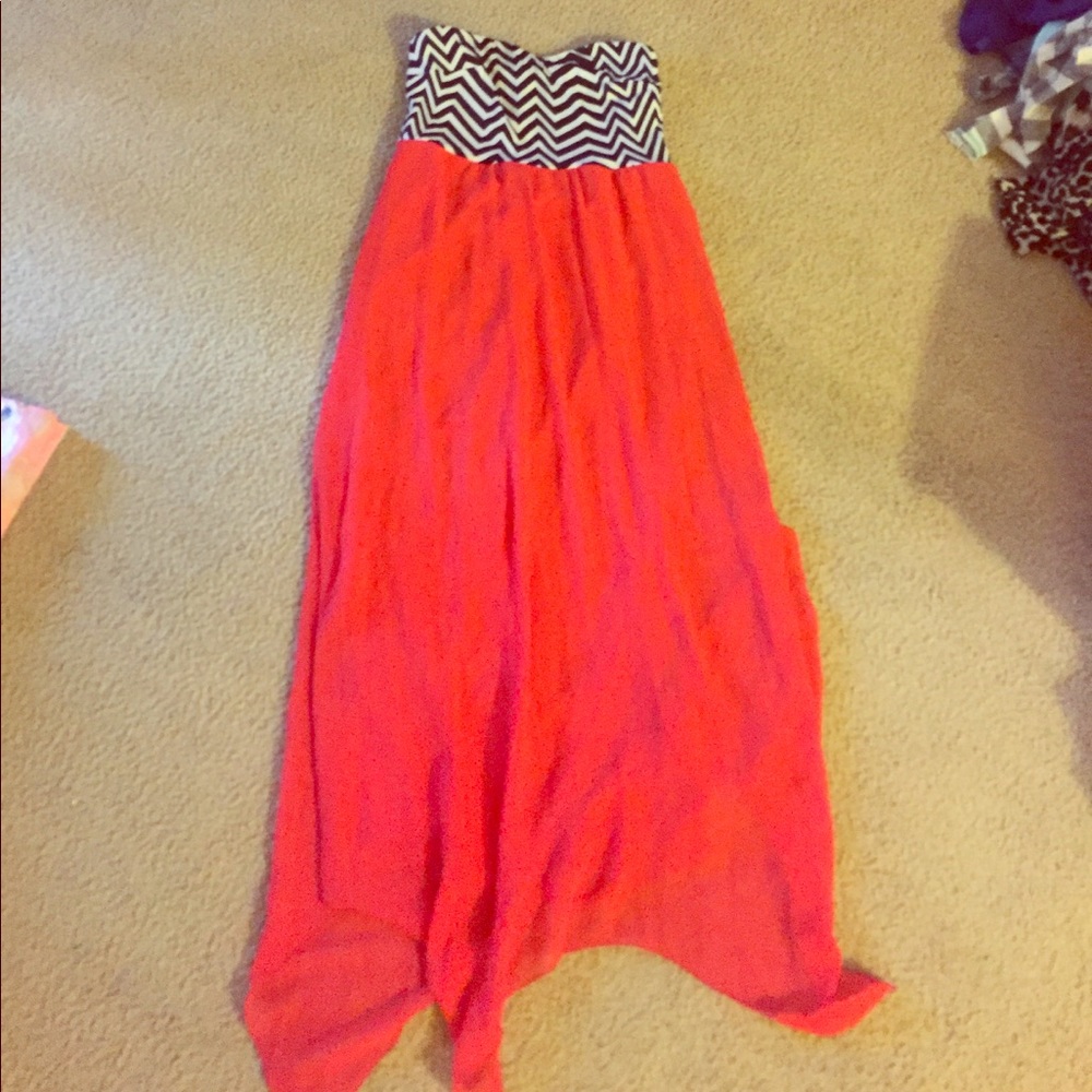 Strapless dress