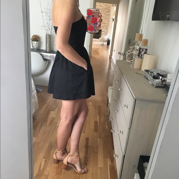 Black strapless mini dress - Picture 2 of 2