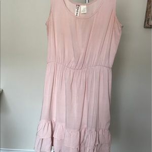 Cute simple light pink summer dress
