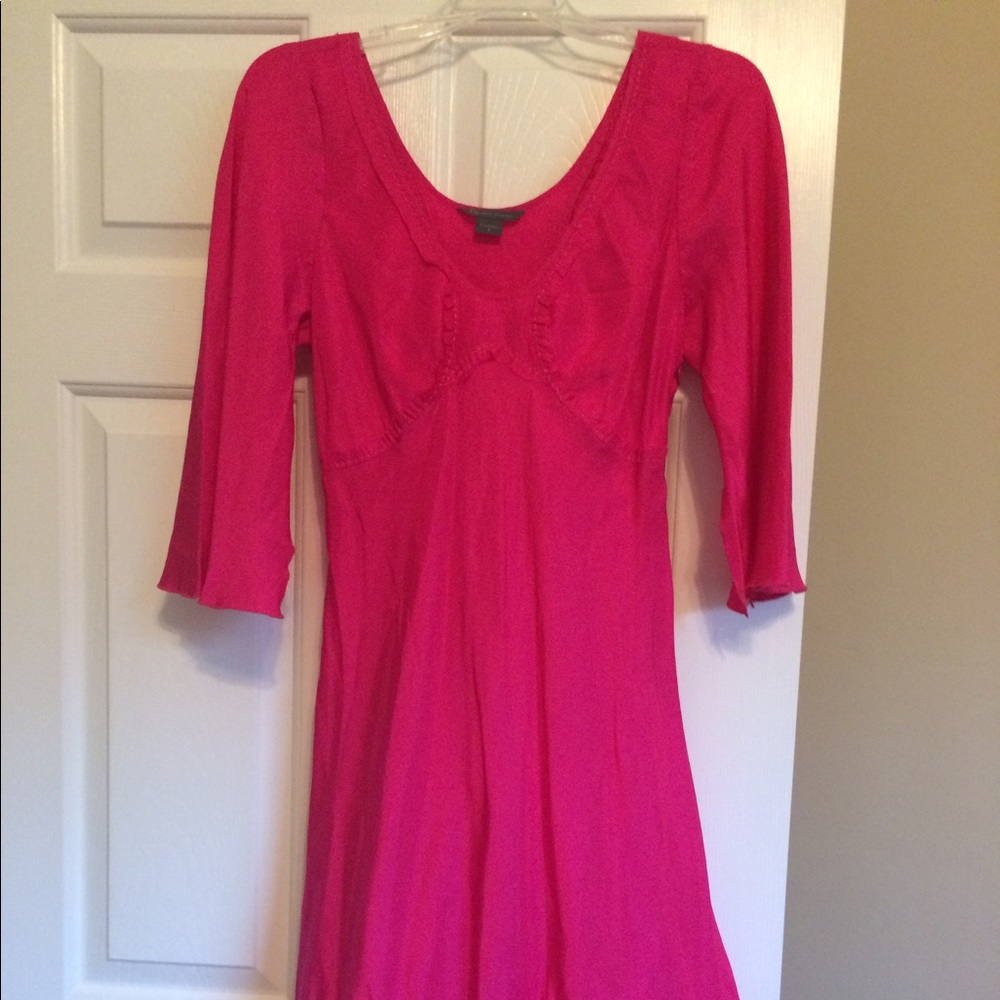 Pink silky Armani Exchange dress
