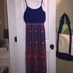 Pink Rose Maxi Dress