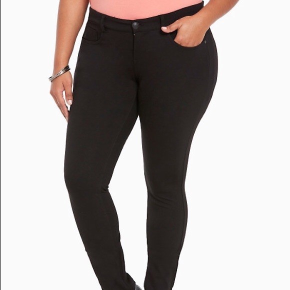 Skinny Leg Ponte Knit Pants (Extra Tall) - Picture 2 of 8