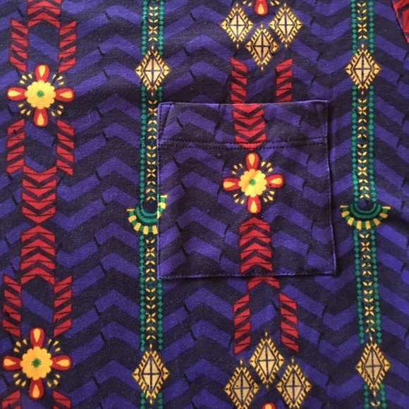 LULAROE CARLY PURPLE JEWEL TONE - Picture 2 of 7